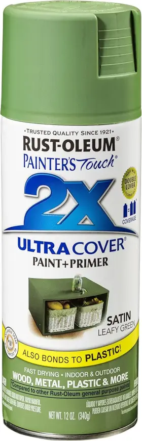 249072 Rust-oleum 744110967357 Painters Touch 2x Ultra Cover Spray Paint 12 Oz Satin Leafy