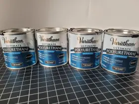 Rust-oleum 744759873415 Varathane Polyurathane Water Based Interior Gloss 8 Fl Oz 4pk