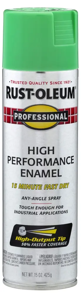 7533838 Rust-oleum Professional 15 Ounce Safety Green High Performance Enamel Spray P