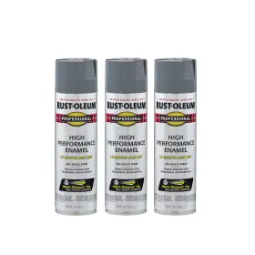 7587838a3 Rust-oleum Professional Gloss Dark Gray High Performance Spray Paint Pack Of 3