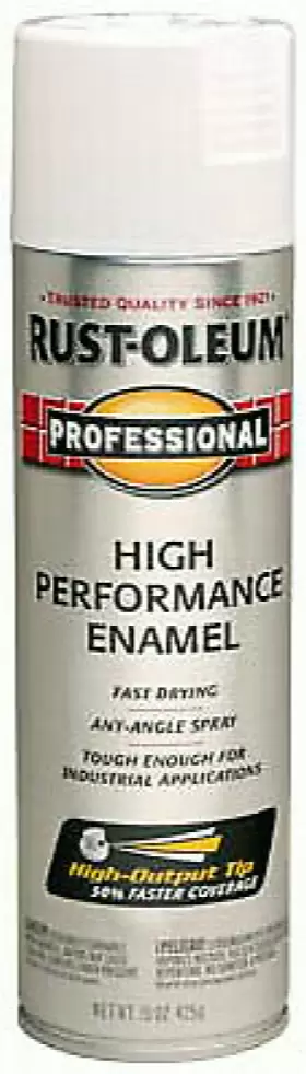 7592-838 Rust-oleum Fast Dry Professional Spray Enamel White Gloss 15-oz