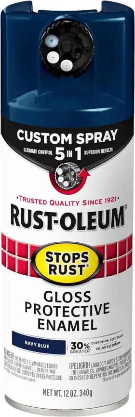 7723830 Rust-oleum Stops Spray Paint 12 Oz Gloss Navy 6 Pack