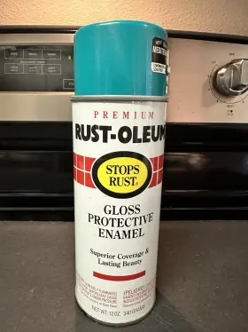 7740 Rust-oleum Rustoleum Stops Gloss Protective Enamel Mediterranean Teal Spray Paint
