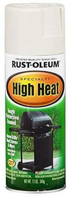 7751830 Rust-oleum High Heat Enamel Spray For Wood White 12 Fl Oz Pack Of 1