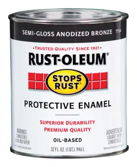 7754502 Rust-oleum Stops Indoor And Outdoor Gloss Anodized Bronze Oil-based