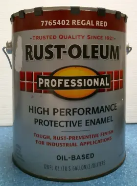 7765402 Rust-oleum Protective Enamel Regal Red 1 Gallon Fs
