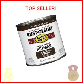 7769730 Rust-oleum Protective Enamel 1/2 Pint Primer Oil Base Paint Rusty Metal