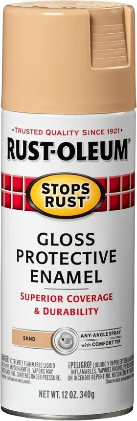 7771830 Rust-oleum Stops Spray Paint 12-ounce Gloss Sand