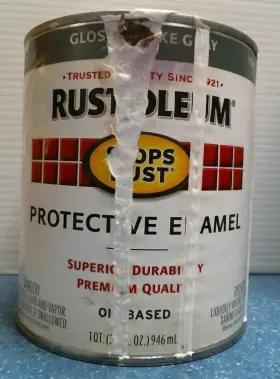 7786 Rust-oleum Gloss Smoke Gray Oil-based Protective Enamel 1 Quart Fs