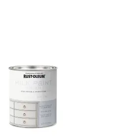 83705628 Rust-oleum 2pk Milk Paint Classic White Interior Wood &