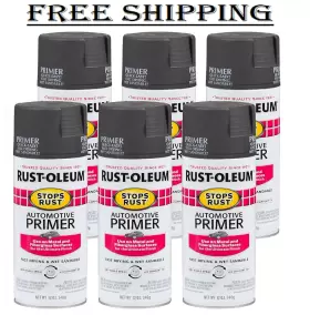 8462342  Rust-oleum 2089830-6pk Stops Automotive Spray Primer 12 Oz Pack Of 6