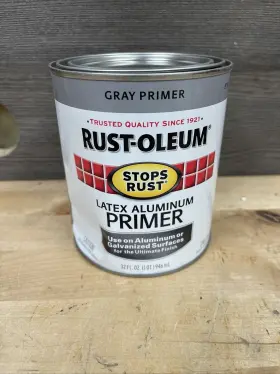 8781502 Rust-oleum Stops Flat Aluminum Primer 32 Fl Oz New