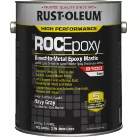 9186402 Rust-oleum Epoxy Mastic Coating Navy Gray Semi-gloss 1 Gal