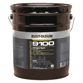 9192300 Rust-oleum Epoxy Paint White Gloss 5 Gal 125 To 225 Sq Ft/gal