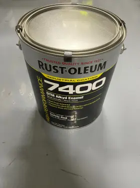 964402 Rust-oleum 7400 Dtm Alkyd Enamel Safety Red One Gallon Can 964402 Rust-oleum 7400 Dtm Alkyd Enamel Safety Red One Gallon Can