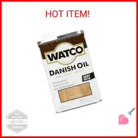 A65741 Rust-oleum Watco Danish Oil Wood Finish Quart Natural