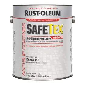 As5471402 Rust-oleum Floor Coating As5400 Dunes Tan 1 Gal Can 1f716