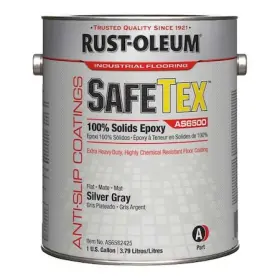 As6582425 Rust-oleum 1 Gal Floor Coating Gloss Finish Silver Gray Solvent