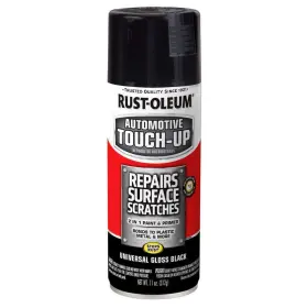 292320 Rust-oleum Automotive Universal Gloss Black Touch-up Spray Paint Primer In One