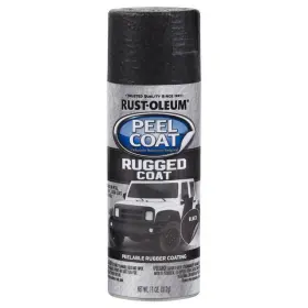 311281 Rust-oleum Automotive Paint 11 Oz. Peel Coat Rugged Black Peelable Rubber