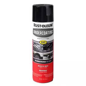 Rust-oleum Automotive 445019271240 15 Oz. Matte Black Rubberized Undercoating Spray 6-pack