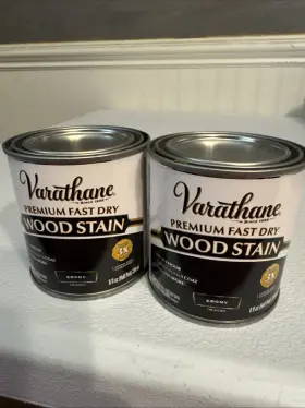 Rust-oleum Corp 020066225834 2 Varathane Ebony Premium Fast Dry Wood Stain 1/2 Pt