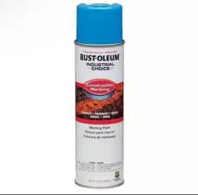203022 Rust-oleum Corp Caution Blue Semi-gloss Marking Paint 17 Oz. 6 Pack