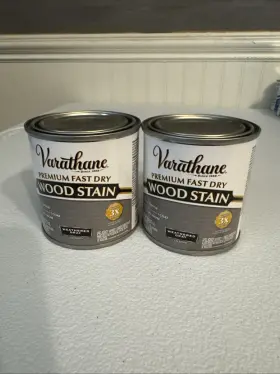 269398 Rust-oleum Corp 2 Varathane Weathered Gray Premium Fast Dry Wood Stain 1/2 Pt