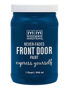 275274 Rust-oleum Corp Modern Masters Door Paint Satin Serene Front Indoor/outdoor 1qt