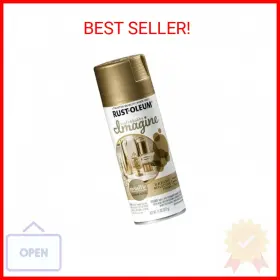 354080 Rust-oleum Corp Imagine Craft And Hobby Metallic Spray Paint Champagne 11 Oz