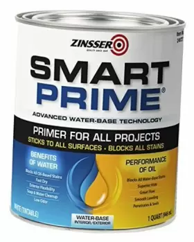 249727 Rust-oleum Corporation 1 Quart White Smart Prime Water-based Interior/exterior Primer/sealer