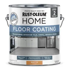 358585 Rust-oleum Home Interior Floor Paint 1 Gal. Matte Clear Low Voc Topcoat