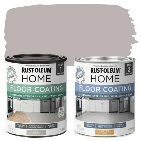 367594 Rust-oleum Home Interior Floor 2 Part Coating Kit Quarts Matte Greige