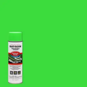 Af1600 Rust-oleum Industrial Choice 257403 17 Oz. System Athletic Field Fluorescent Green Striping Spray Paint