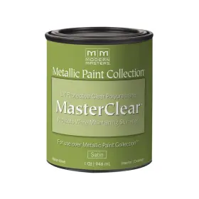 Me66432 Rust-oleum Modern Masters Masterclear Satin Clear Water-based Protective Coating 1 Qt