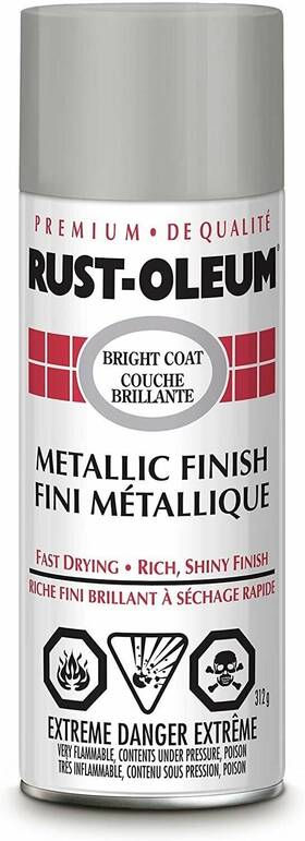 Rust-oleum N7718830 Brigh Coat Metallic Finish Spray Paint In Chrome 312g