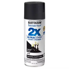 Rust-oleum Painters Touch 2x 445015910952 12 Oz. Satin Canyon Black General Purpose Spray Paint 3-pack