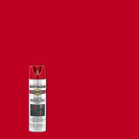 2564838 Rust-oleum Professional 15 Oz. Safety Red Inverted Marking Spray Paint 6 Pack
