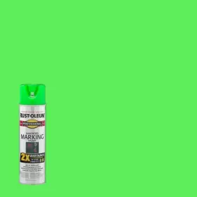 266574 Rust-oleum Professional Spray Paint 15-oz Oil Based Fluorescent Green 6-pack