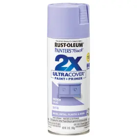 Ptucsp-34068 Rust-oleum 2 Pack Painters Touch Ultra Cover 2x Spray Paint 12oz-french Lilac P