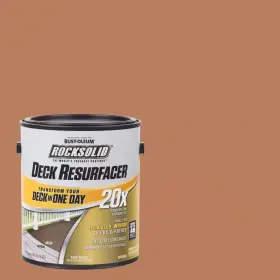 Rust-oleum Rocksolid 313051710706 1 Gal. Cedarstone Exterior 20x Deck Resurfacer