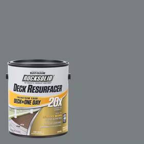 Rust-oleum Rocksolid 313053731747 1 Gal. Gray Exterior 20x Deck Resurfacer