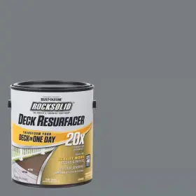 Rust-oleum Rocksolid 313053731747 1 Gal. Gray Exterior 20x Deck Resurfacer