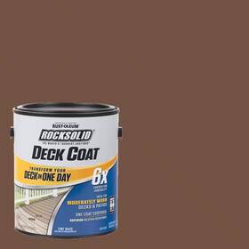Rust-oleum Rocksolid 313102522548 1 Gal. Russet Exterior 6x Deck Coat