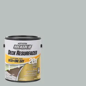 319384 Rust-oleum Rocksolid Exterior Paint 1 Gal. Graywash 20x Deck Resurfacer