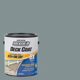 319633 Rust-oleum Rocksolid Exterior Paint Fern 6x Deck Coat 1 Gal