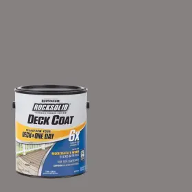 319642 Rust-oleum Rocksolid Exterior Paint Kensington 6x Deck Coat 1 Gal