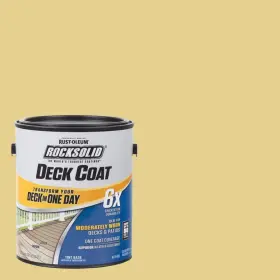 319645 Rust-oleum Rocksolid Exterior Paint Deck 1 Gal. Maze 6x Coat