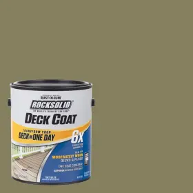 319659 Rust-oleum Rocksolid Exterior Paint Deck 1 Gal. Sage 6x Coat