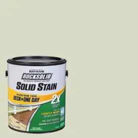 319780 Rust-oleum Rocksolid 1 Gal. Sailcloth Exterior 2x Solid Stain